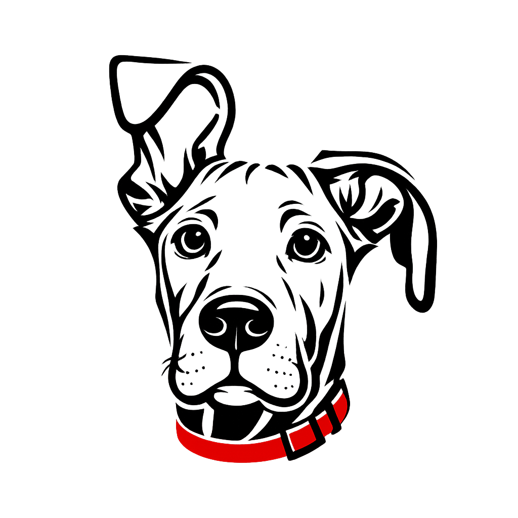 Huey the Great Dane Logo